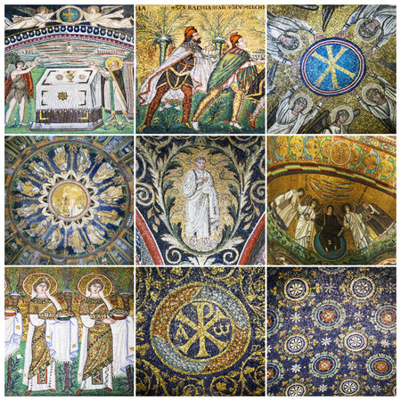 Mosaics of Ravenna, Italyのeditorial素材