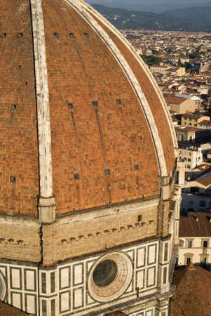 The dome of Brunelleschi, Florence Cathedralの写真素材