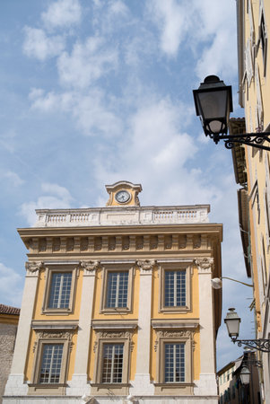 Historical building in the old city center of Nice, Franceのeditorial素材