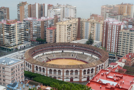 La Malagueta - Bullring at Malaga, Andalusia, Spainのeditorial素材