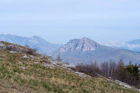 Ligurian Alps, Piedmont region, Italyの写真素材