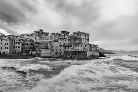Boccadasse is old mariners' village of the city of Genoa, Italyの写真素材