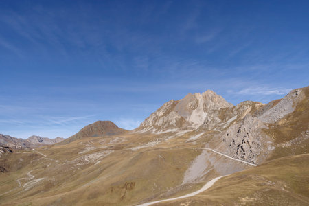 Valcavera pass, Cottian Alps mountain range, Piedmont region, Province of Cuneo, northern Italy