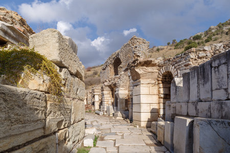 Remains of Ephesus ancient city, Selcuk, Izmir, Turkey