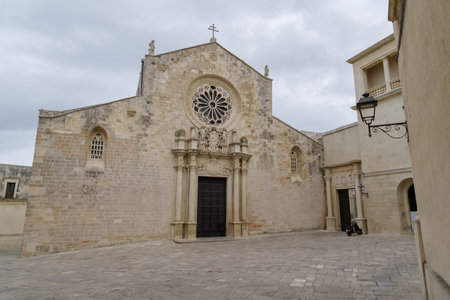 Cathedral of Santa Maria Annunziata, Otranto, Province of Lecce, Salento Peninsula, Puglia, Italyの写真素材
