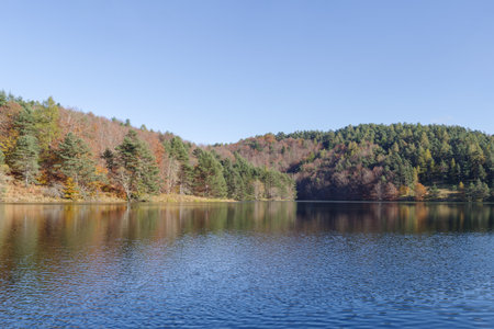 Lake of Tenarda, Regional Natural Park of the Ligurian Alps, Italyの写真素材