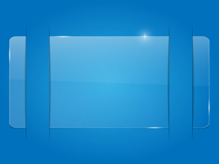 Glass background in a cutting paper. Vector illustration. のイラスト素材