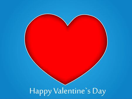 Valentine day card. Vector illustration.のイラスト素材
