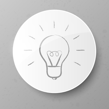 Light bulb  Vector illustration  のイラスト素材