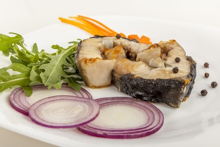 roasted sturgeonの写真素材
