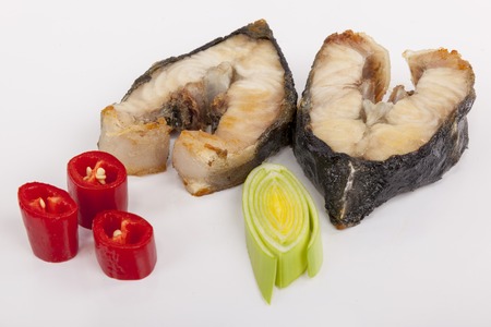 roasted sturgeonの写真素材