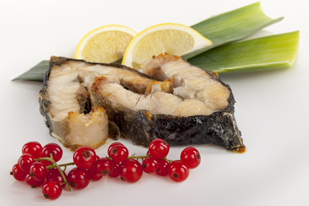 roasted sturgeonの写真素材