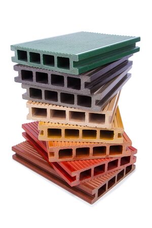 wpc material for the construction of terracesの写真素材