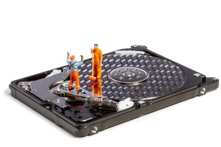 Miniature - repair and HDD drive recoveryの写真素材