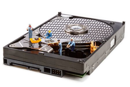 Miniature - repair and HDD drive recoveryの写真素材