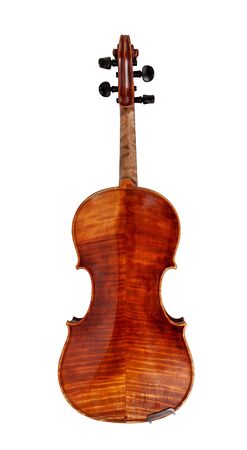 Violin isolated on white backgroundの写真素材
