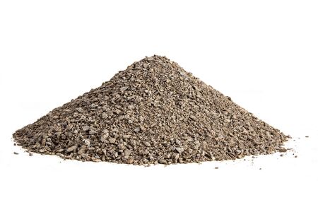 Breakstone on white backgroundの写真素材