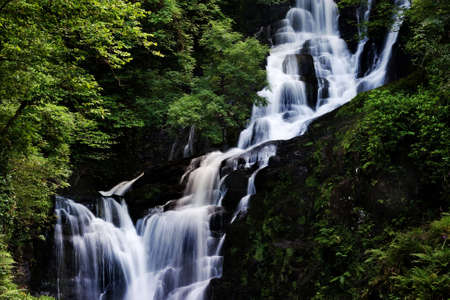 Beautiful waterfall.の写真素材