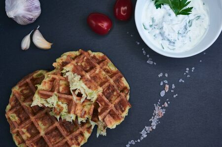 A close up of food on a tableの写真素材