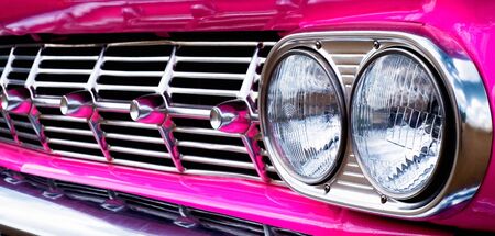 Close-up of car grillの写真素材