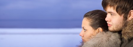 Dreaming coupleの写真素材