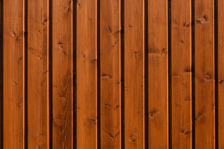 vertical texture of brown old pine timber lumber