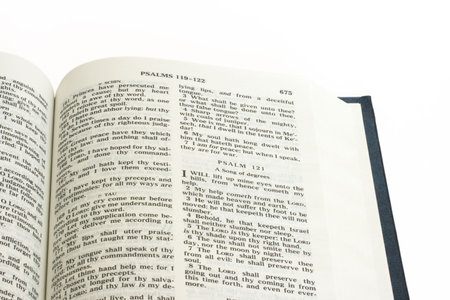 Bible page close upの写真素材