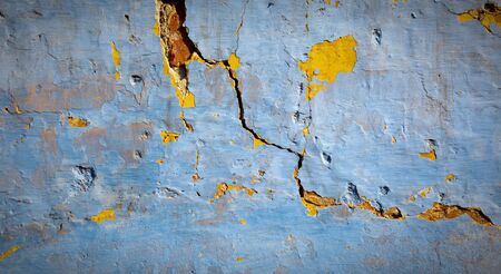 Painted plaster wall textureの写真素材