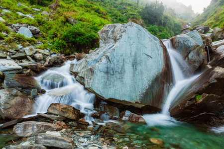 Bhagsu waterfall. Bhagsu, Himachal Pradesh, India