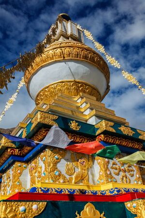 Buddhist gompa in Indiaの写真素材