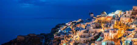 Famous greek tourist destination Oia, Greeceの写真素材
