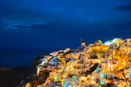 Famous greek tourist destination Oia, Greeceの写真素材