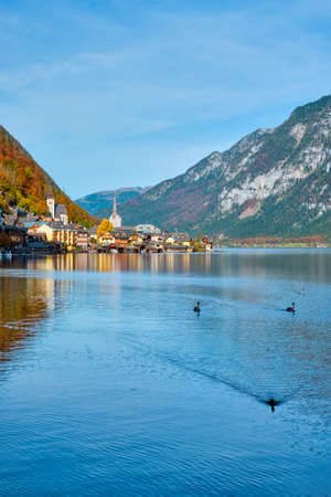 Hallstatt village, Austriaの写真素材