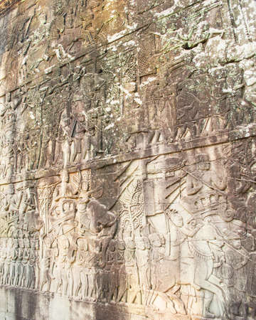 Cambodia, an abandoned city in the jungle of Angkor Wat.の写真素材