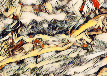 Abstraction painted in oil. Colorful texture background. Multicolored wallpaper graphic design....
