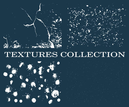 Abstract grunge textures. Grunge background. Vector template - easy to use.のイラスト素材