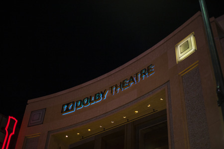 Dolby Theater. Los Angeles. California. USAのeditorial素材