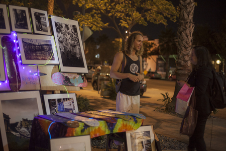 Event in the Valley Village neighborhood of Los Angeles. California. USAのeditorial素材