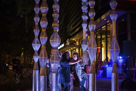 Event in the Valley Village neighborhood of Los Angeles. California. USAのeditorial素材
