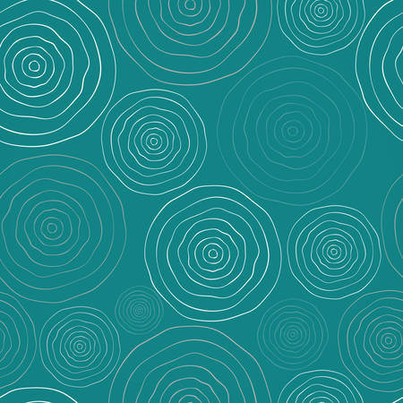 Abstract seamless background, lines and circlesのイラスト素材