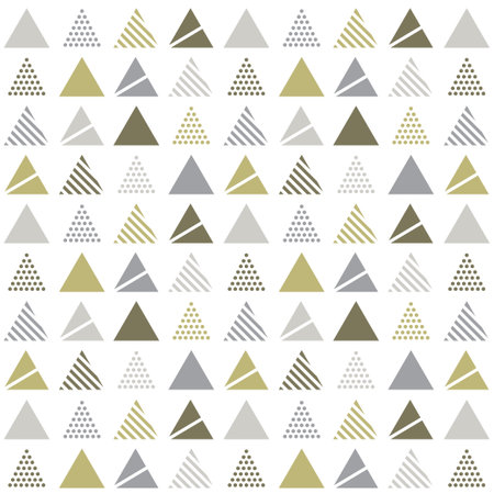 Vector seamless pattern with hand drawn leaves. Trendy scandinavian design concept for fashion textile print. Nature illustration.のイラスト素材