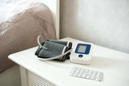 Home Blood Pressure Monitor and Medication Management for Daily Health Monitoring Needs