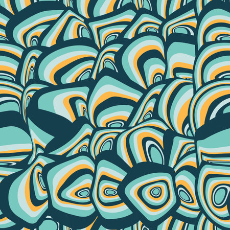 Seamless Abstract background in birch tones. Colored surface. Optical illusion of space distortion....