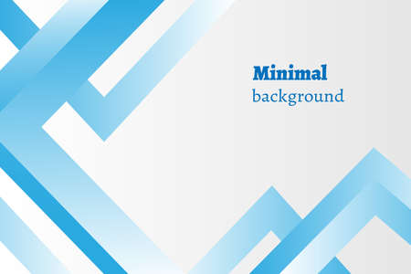 Minimal geometric background with dynamic blue shapes. Abstract background modern futuristic pattern. Vector abstract template texture design, bright poster, bannerのイラスト素材