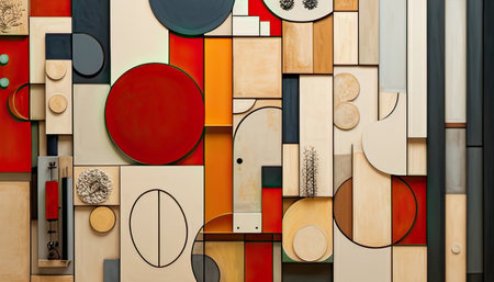 wall dÃ©cor with luxurious, colourful Brazilian-style tilesの素材