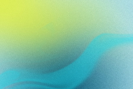 abstract background with smooth lines in blue, yellow and green colors