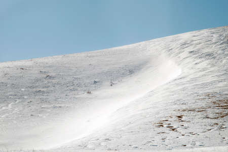 Snow texture, Snow landscapeの写真素材