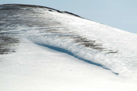 Snow texture, Snow landscapeの写真素材