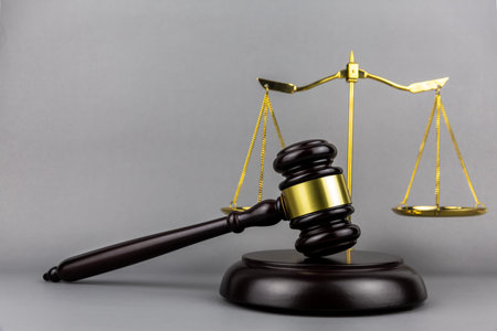 Judges gavel  for judgment in courtroom or hammer for auction.litigation and prosecution...
