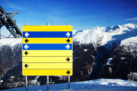 Blank directionの写真素材